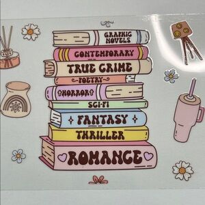 Book Stack Cup Decal (23)